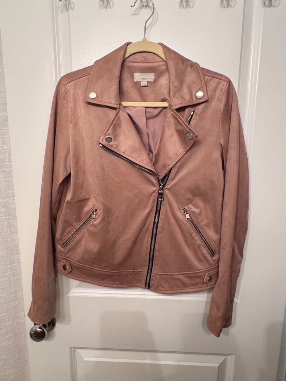 Loft Suede Moto Jacket